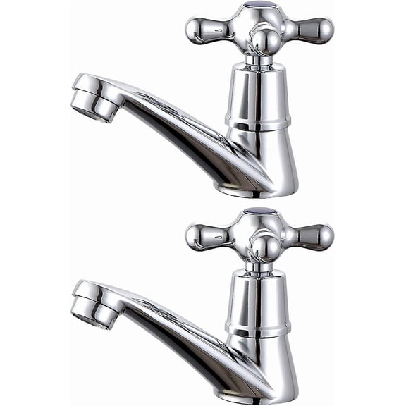 Basin faucet, hot and cold water cross-head lever basin faucet, suitable for bathroom - q36/YY