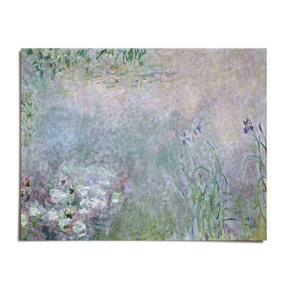 Basin of water lilies - Claude Monet - 11x14 - Wall Art Print - UNFRAMED
