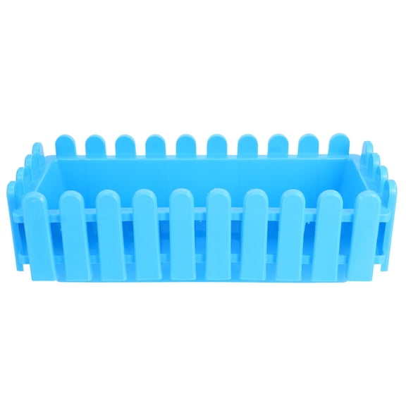 HONMEET Rectangular PP Resin Planter Set for Garden, Courtyard, Patio, Outdoor Plants and Flowers