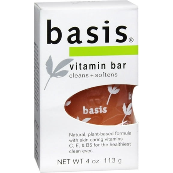 Basis Bar Vitamin 4 oz (Pack of 2)