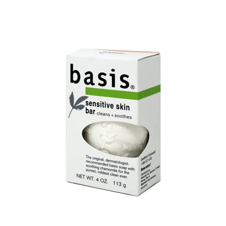 Basis Sensitive Skin Cleansing Bar - 4 oz