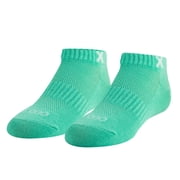 ODD SOX Basix Athletic Ankle Socks Mint Heather   Large Size   Cotton Cushioned Breathable Arch