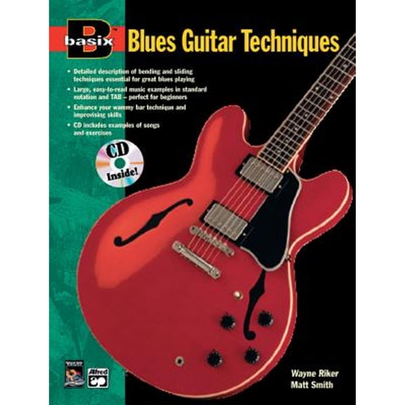 Pre-Owned Basix Blues Guitar Techniques: Book & CD (Basix(R) Series) (Paperback) 0882847457 9780882847450