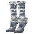thumbnail image 1 of ODD SOX – Basix Unisex Crew Socks – Tie Dye Storm – Large – Soft Cotton Blend Ribbed Crew, Cushioned, 1 of 2