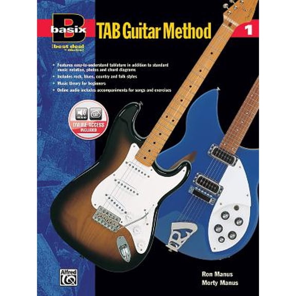 Pre-Owned Basix Tab Guitar Method, Bk 1: Book & Online Audio [With CD] (Paperback) 0882847511 9780882847511