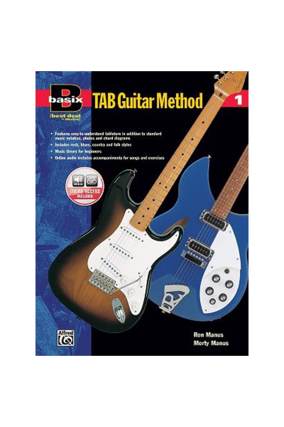 Pre-Owned Basix Tab Guitar Method, Bk 1: Book & Online Audio [With CD] (Paperback) 0882847511 9780882847511