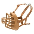 thumbnail image 1 of Baskerville Muzzles Ultra Rubber Dog Muzzle, Tan, Size 1, 1 of 2