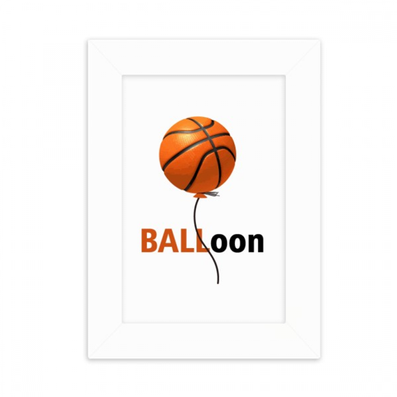 Basket Ball Balloon Flight Desktop Photo Frame Picture Display Decoration Art Painting