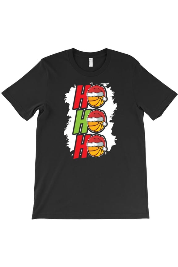 Basket Christmas Funny Holiday Sports Graphic T-Shirt - Viral Tee G5683, Up to 5XL