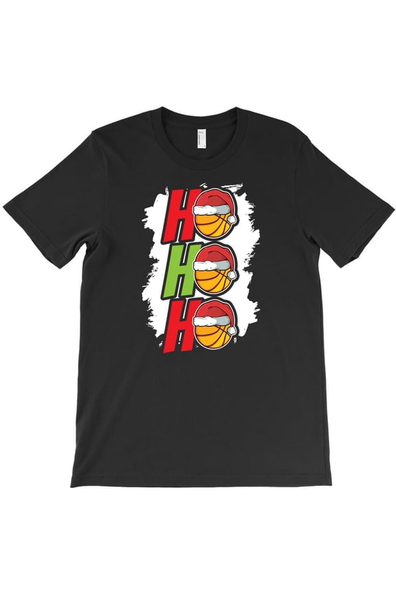 Basket Christmas Funny Holiday Sports Graphic - Viral Tee, H2551 Unisex T-Shirt, Up to 5XL Available