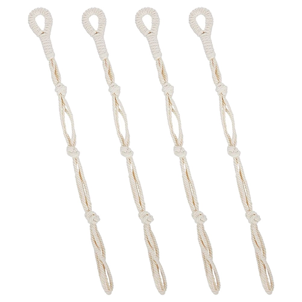 Qiysamall Basket Extender Hangers Indoor Macrame Hanging Houseplant