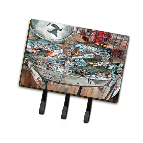 Basket Full of Blue Crabs Leash or Key Holder