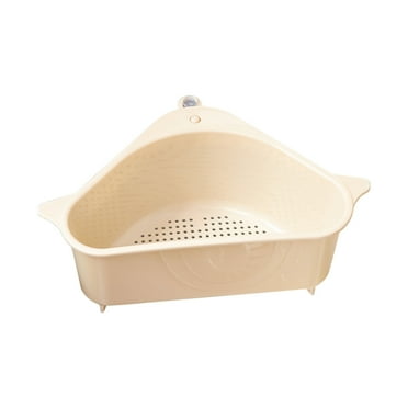 Basket Kitchen Sink Triangular Drainage Basket Suction Cup Type Vegetable Washing Basin Filtered Water Storage Rack Dishwashing Basin Cloth Storage and Hanging Collapsible Laundry Baskets