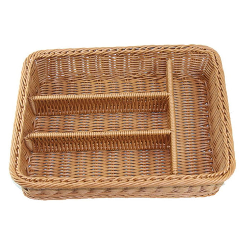 Hand Woven Wood Basket Vegetable Fruit Home Daily Necessities Easter  Storage Basket New