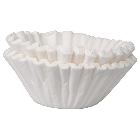 Basket Style Paper Coffee Tea Filters 500 Count Disposable Cone Filters for Coffee Machines TB3 TB6 ITCB 5.25 Inch Base Size Compatible with Single Serve Brewers