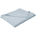 thumbnail image 1 of Basket Weave All-Season 100% Cotton Thermal Woven Blanket Light Blue / Full/Queen, 1 of 1