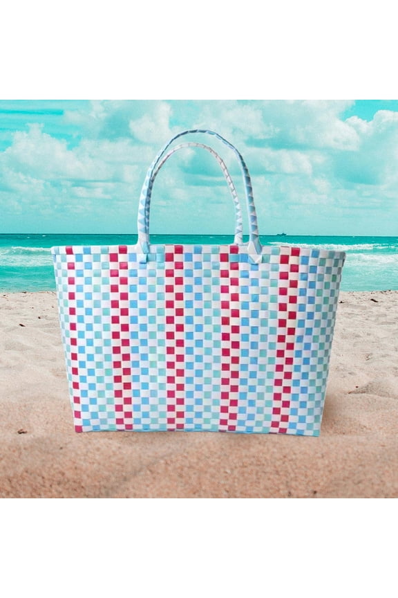 Basket Weave Oversized Tote Bag / Shoulder Bag