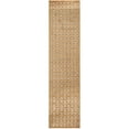 thumbnail image 1 of Basket Weave Pattern Rug in Peach (2 ft. 6 in. x 12 ft. Runner), 1 of 1