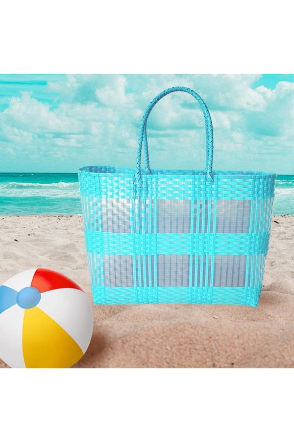 Basket Weave Tote Bag / Shoulder Bag