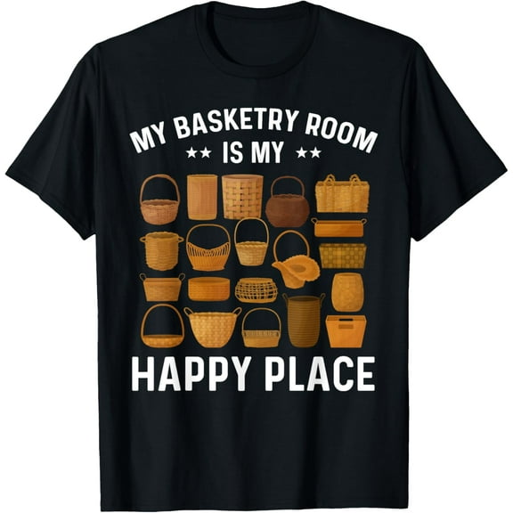 Basket Weaving Book Materials Supplies Basket Weaver T-Shirt