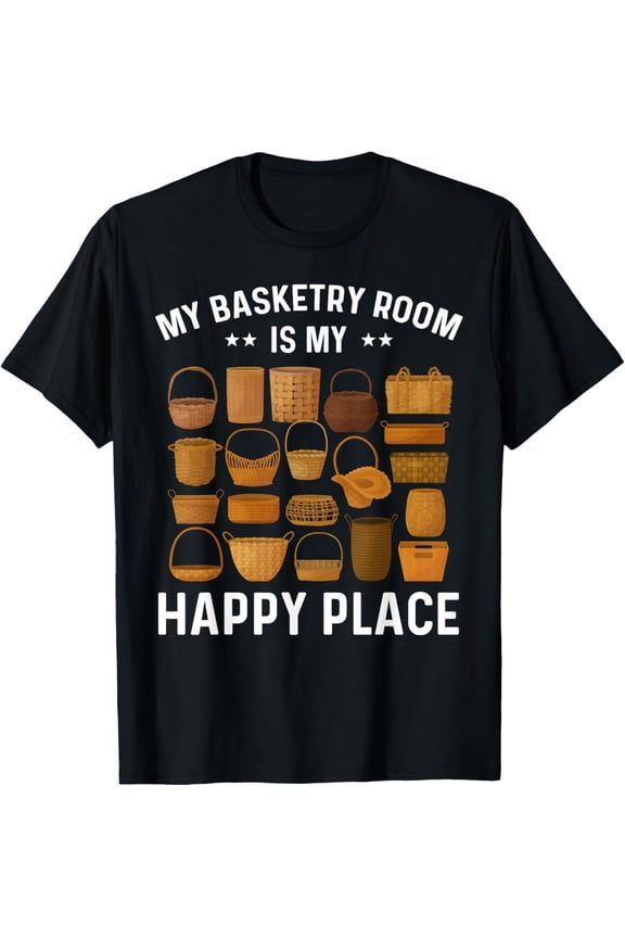 Basket Weaving Book Materials Supplies Basket Weaver T-Shirt