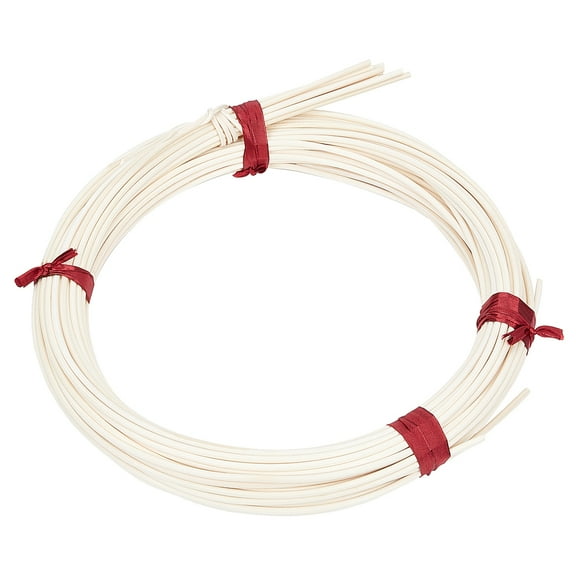 Basket Weaving Cane 4mm Wicker Material Rattan Cane Webbing for Chair Making and Wicker Weaving DIY Furniture Making Supplies(White) for DIY