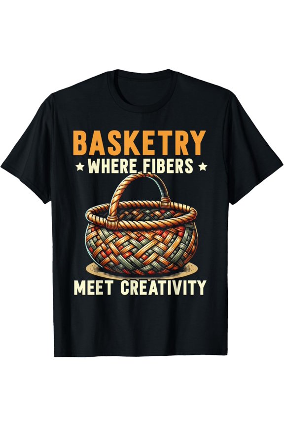 Basket Weaving Modern Quilting Basket Weaver T-Shirt