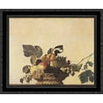 thumbnail image 1 of Basket of Fruit 23x20 Black Ornate Wood Framed Canvas Art by Caravaggio, 1 of 2