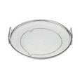 thumbnail image 1 of Basket with Handle Stainless Steel Strainer and Fry Basket Set of 2 for Kitchen Frying and Draining, 1 of 8