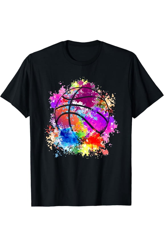 BasketBall Teenagers Girls Teens Women Baller Dunking T-Shirt- American fashion hot selling casual retro high quality 100% cotton T-shirt 1 piece