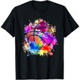 thumbnail image 1 of BasketBall Teenagers Teens Women Baller Dunking Funny Creative Graphic Women T-Shirt, 1 of 4