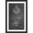 thumbnail image 1 of "Basketball 1925 Chalk" Framed Painting Art Print, 12" x 1.5", 1 of 4