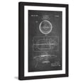 thumbnail image 1 of "Basketball 1925 Chalk" Framed Painting Art Print, 20" x 1.5", 1 of 4