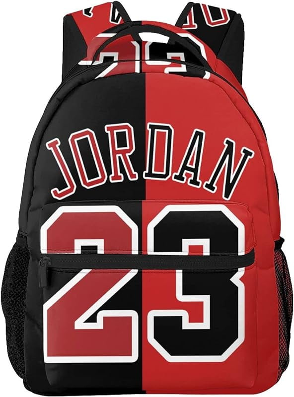Basketball 23 Backpack Laptop Travel Book Bag Lightweight Daypack For Men Women Teens