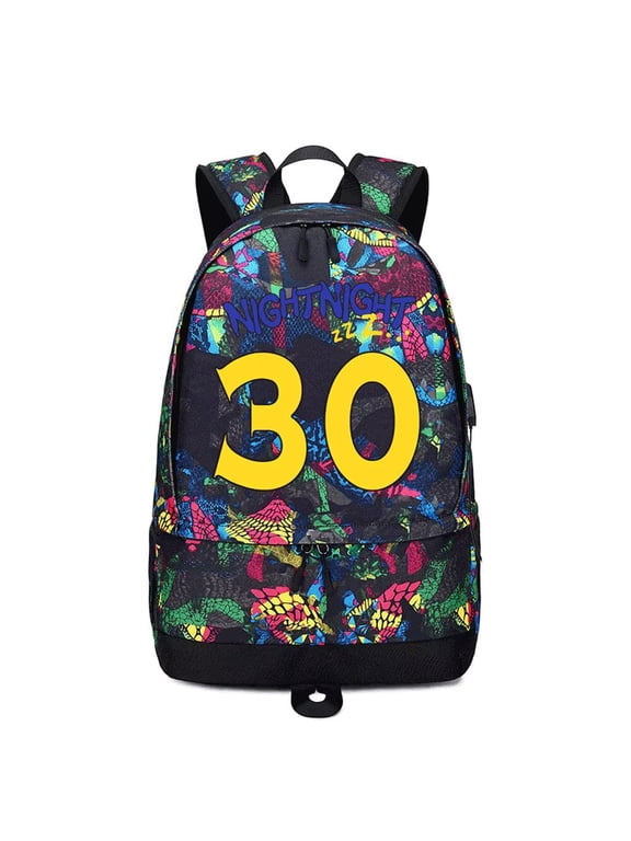 Basketball 30 Ball Storage Backpack Sports Equipment Depositary Multifunctional Bag For Men Women (Red - 1)