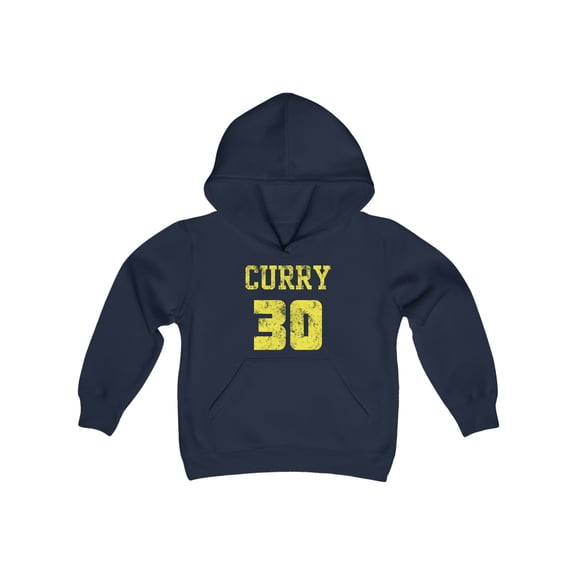 Basketball #30 Youth Heavy Blend Hooded Sweatshirt