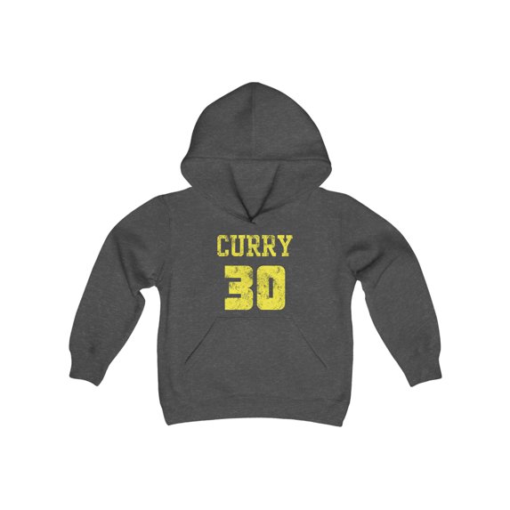 Basketball #30 Youth Heavy Blend Hooded Sweatshirt