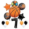 thumbnail image 1 of Basketball 7th Birthday Party Supplies Nothin' But Net Balloon Bouquet Decorations, 1 of 4