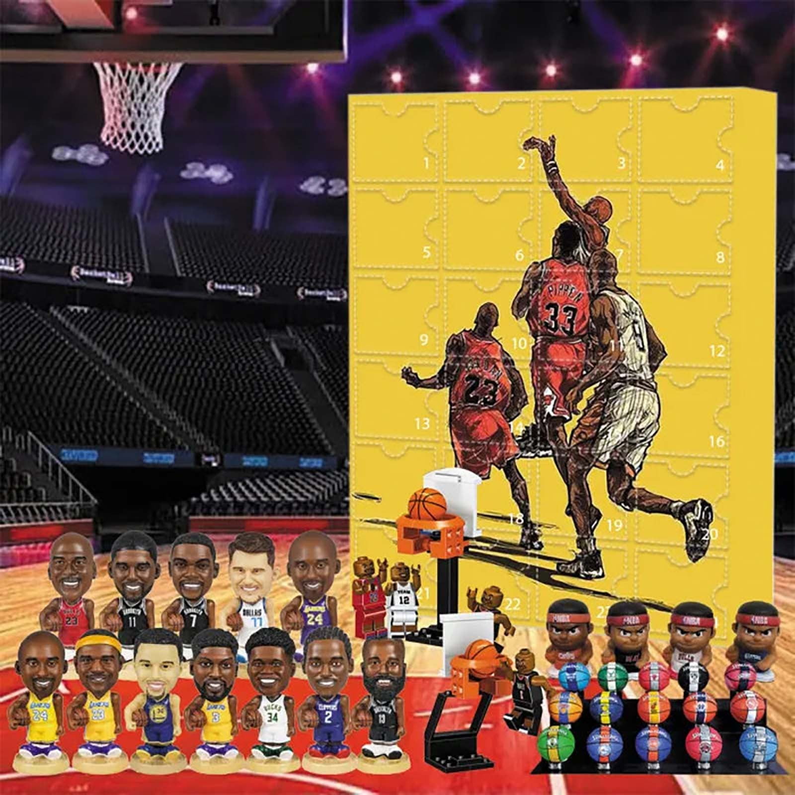 Basketball Advent Calendar 2025 Sports Advent Calendar 24 Days Christmas Countdown Calendar