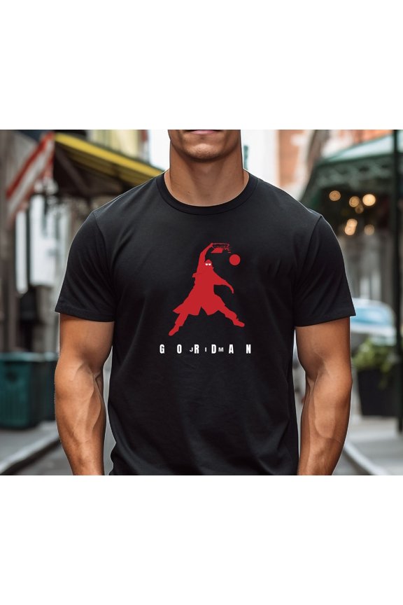 Basketball Air Gordon: Slamming Gotham's Court" Tee/ Unisex Softstyle T-Shirt"
