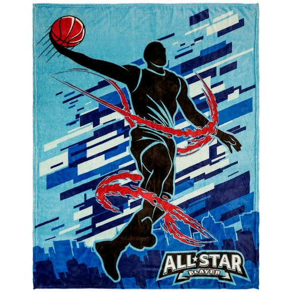 Basketball (All-Star) Soft Plush 50x60in Blanket