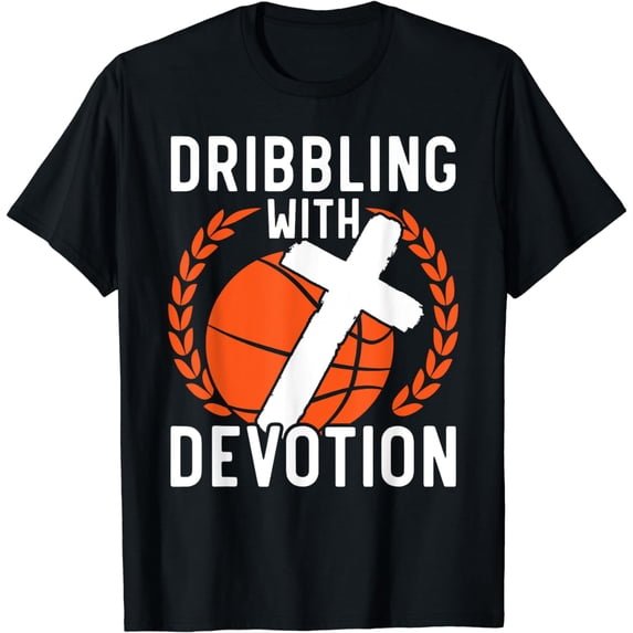 Basketball And Jesus Christ Christian Believer Hooper T-Shirt