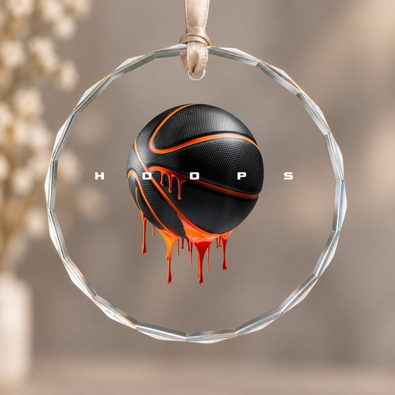 Display Decoration Basketball Apparel Basketball Ornament, Display Decor, Circle Glass ...