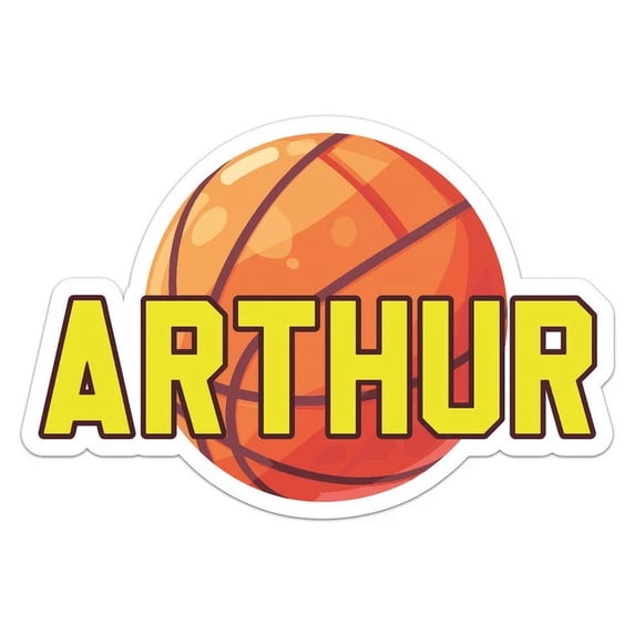 Basketball Arthur Sticker Phone Decal Water Bottle Stickers Car Decals ...