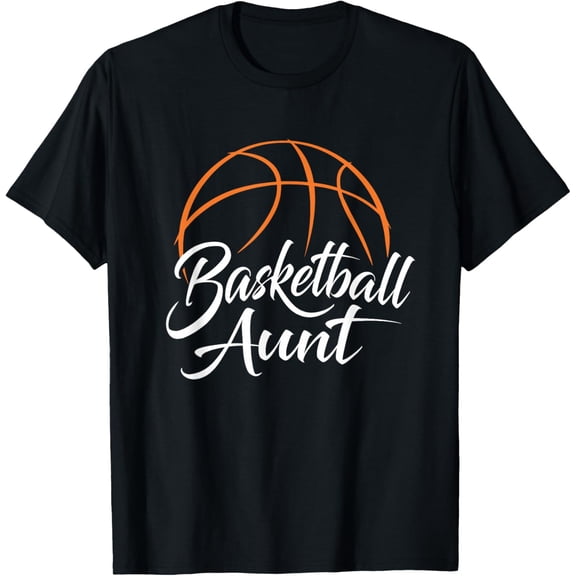 Basketball Aunt | Basketball Mom Auntie T-Shirt Tops Tee