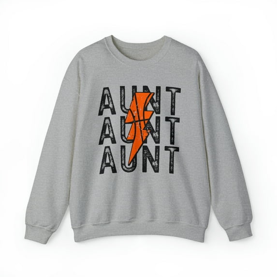 Basketball Aunt Sweatshirt, Gifts, Crewneck