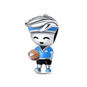 Basketball Babe Beads Charm, Compatible with Most Bracelet, Charm for Bracelet