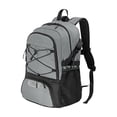 thumbnail image 1 of Basketball Backpack Sports Air Cushion Pack 17.7x12.6x8.3 Inch Shoe Compartment 32L Capacity Water-Resistant Oxford Multi-Zone Travel Computer Storage（Gray）, 1 of 6