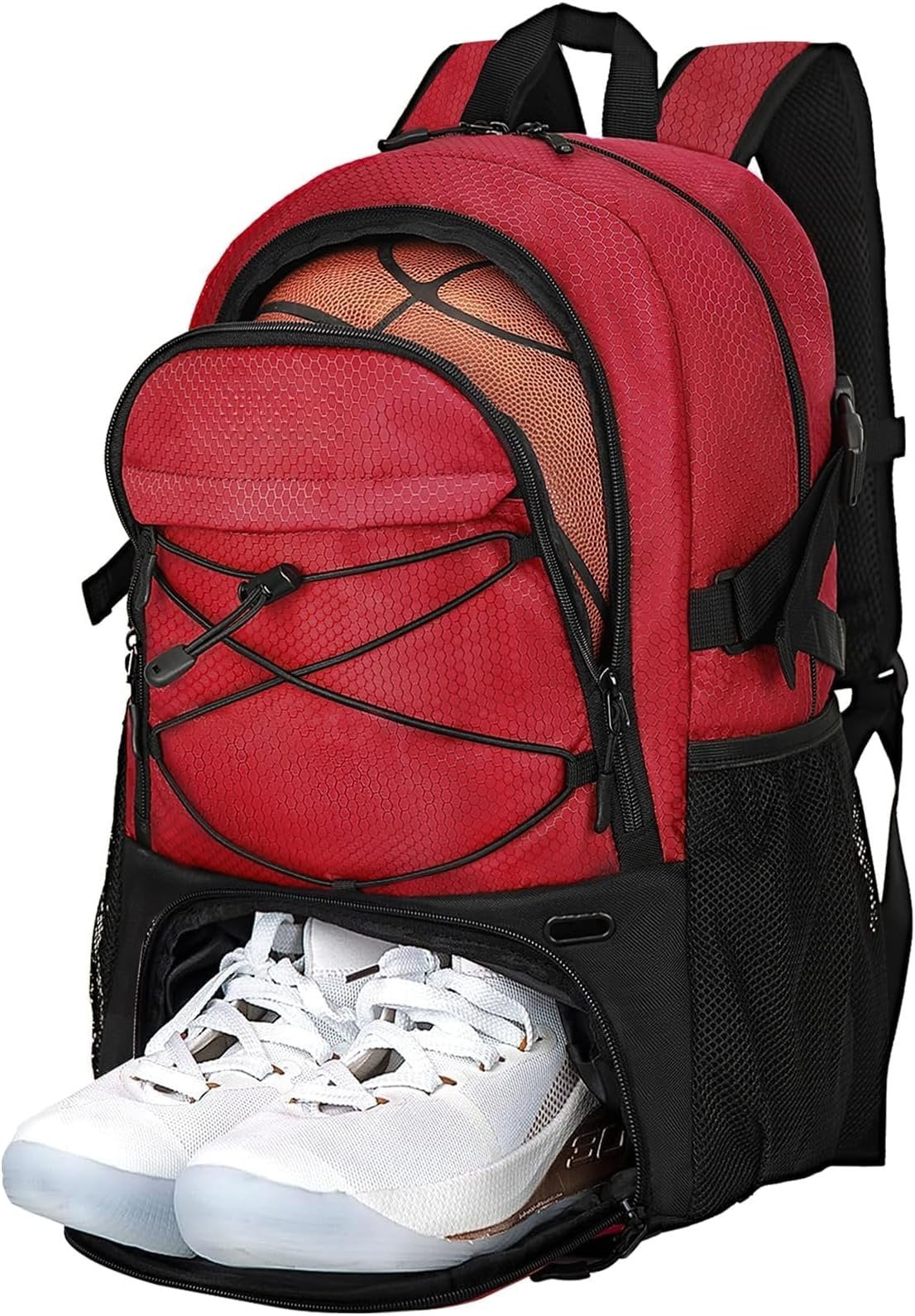Basketball Backpack with Ball Compartment - Large Basketball Bag with Shoes compartment  Equipment Bag for Soccer Ball,Volleyball,Gym,Outdoor,Travel