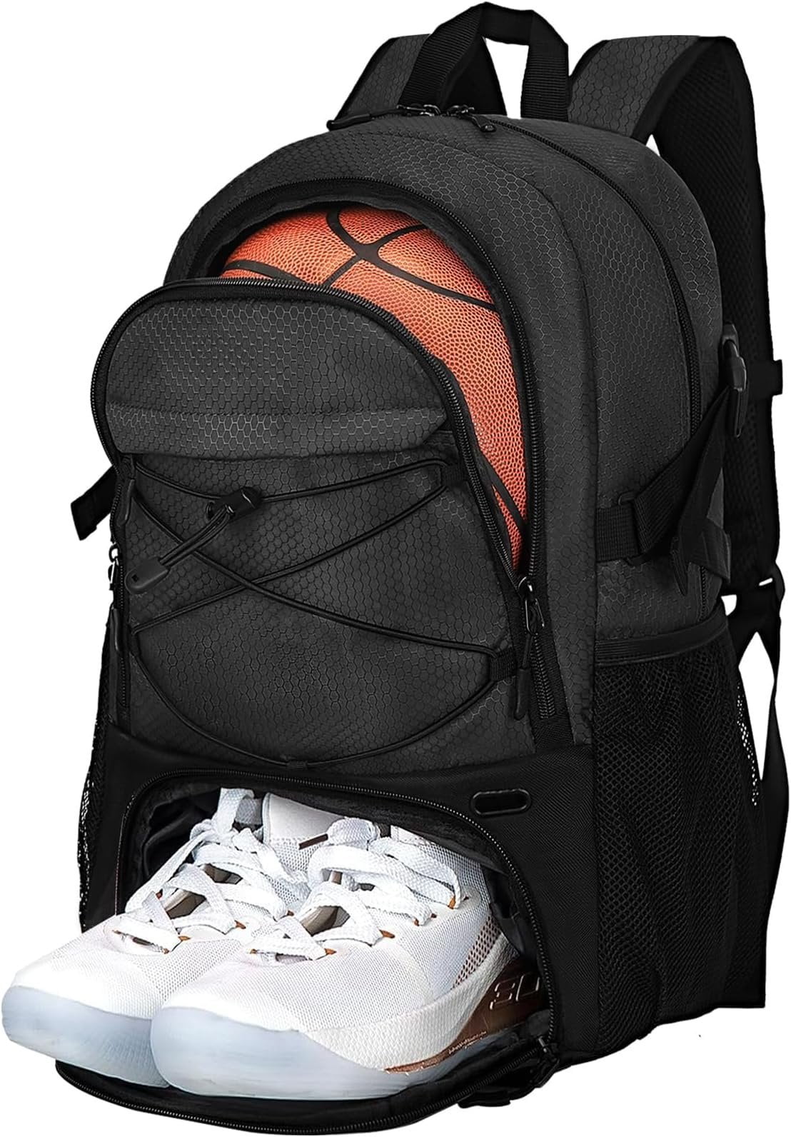 Basketball Backpack with Ball Compartment - Large Basketball Bag with Shoes compartment  Equipment Bag for Soccer Ball,Volleyball,Gym,Outdoor,Travel